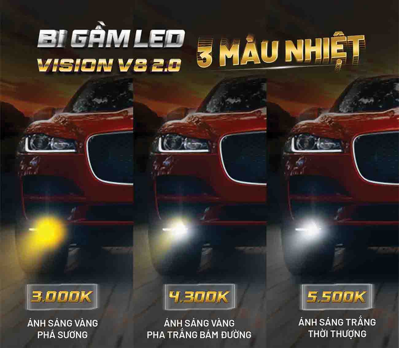 Đèn bi gầm Nexway Vision V8