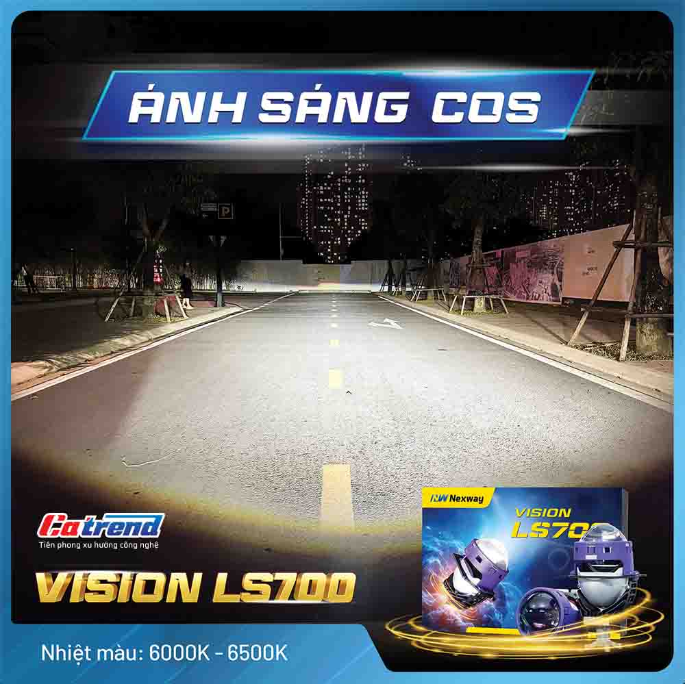 ánh sáng cos đèn vision ls700