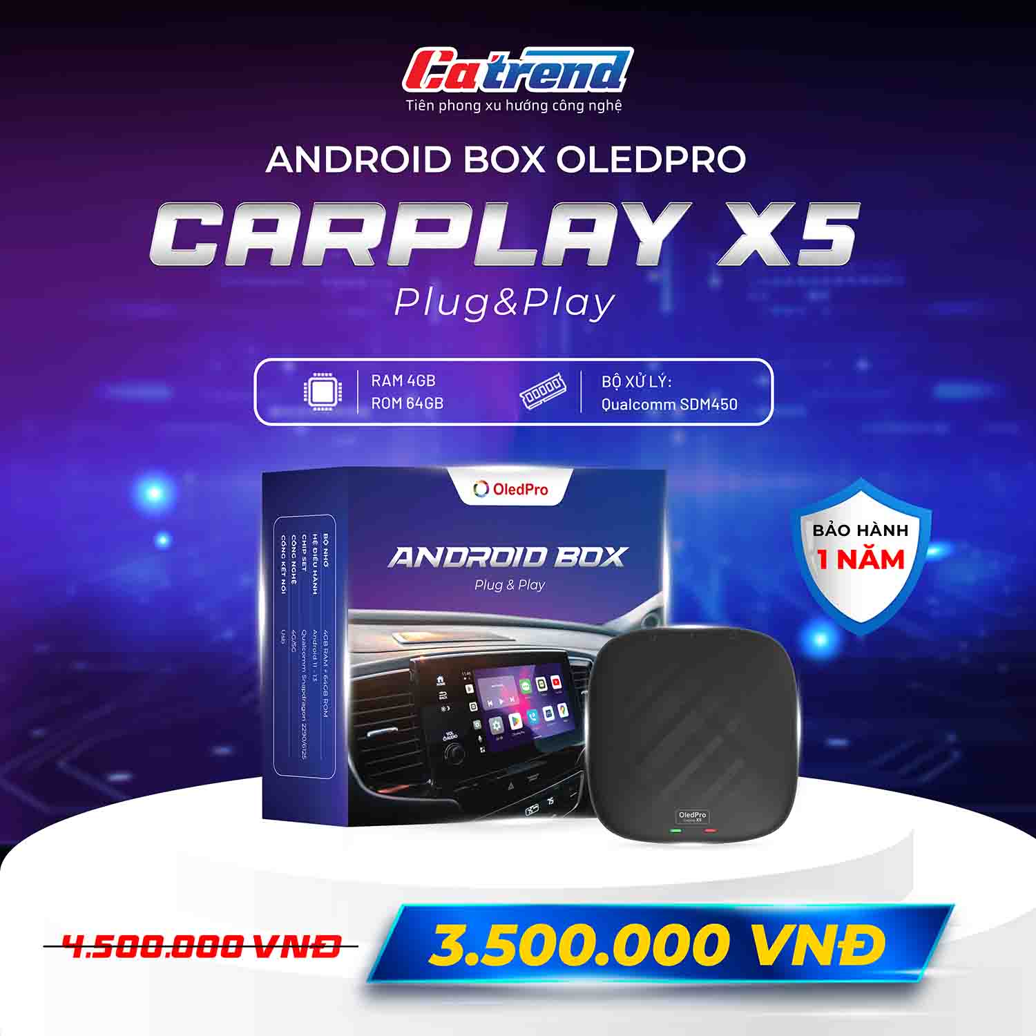 Android Box OledPro X5