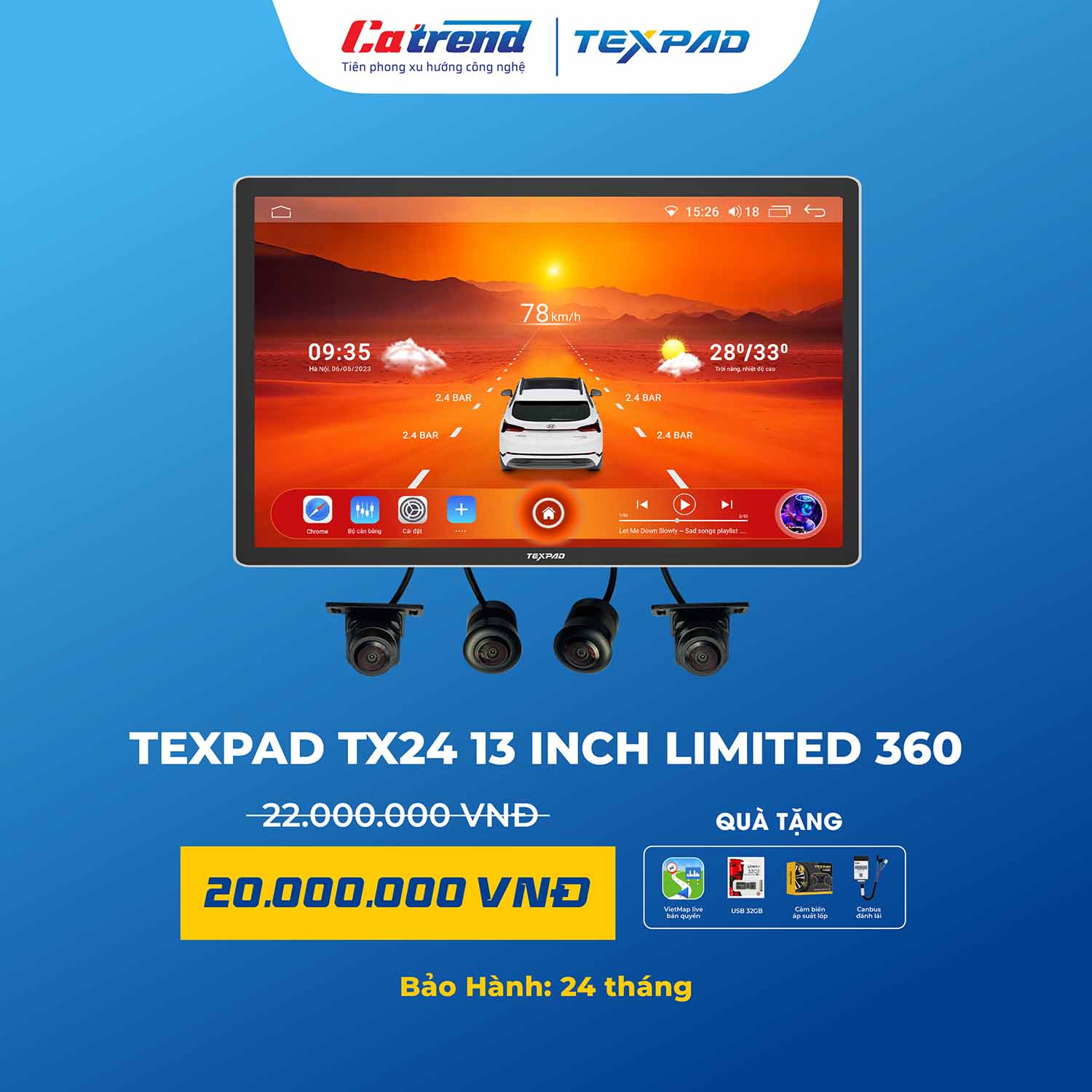 Màn hình TexPad TX24 Limited 13 inch