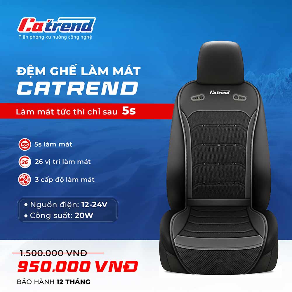 giá đệm ghế làm mát catrend