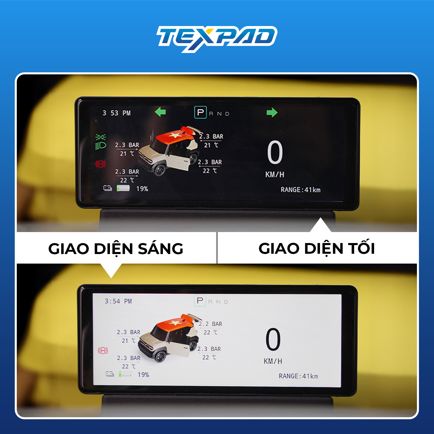 Màn hình Texpad TX24 ODO VinFast VF3 Plus
