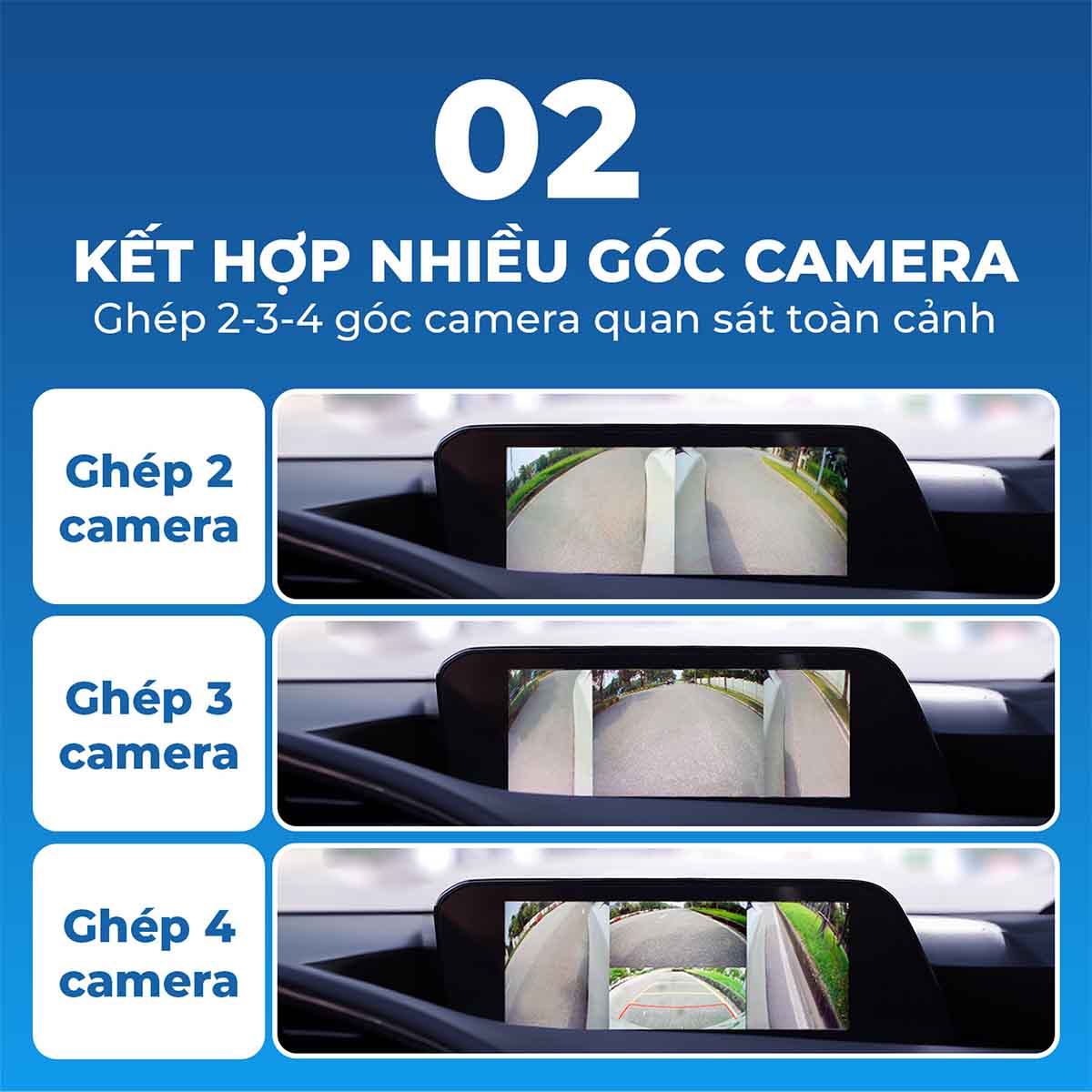 texpad zone 3 pro mazda 3 nhiều góc camera