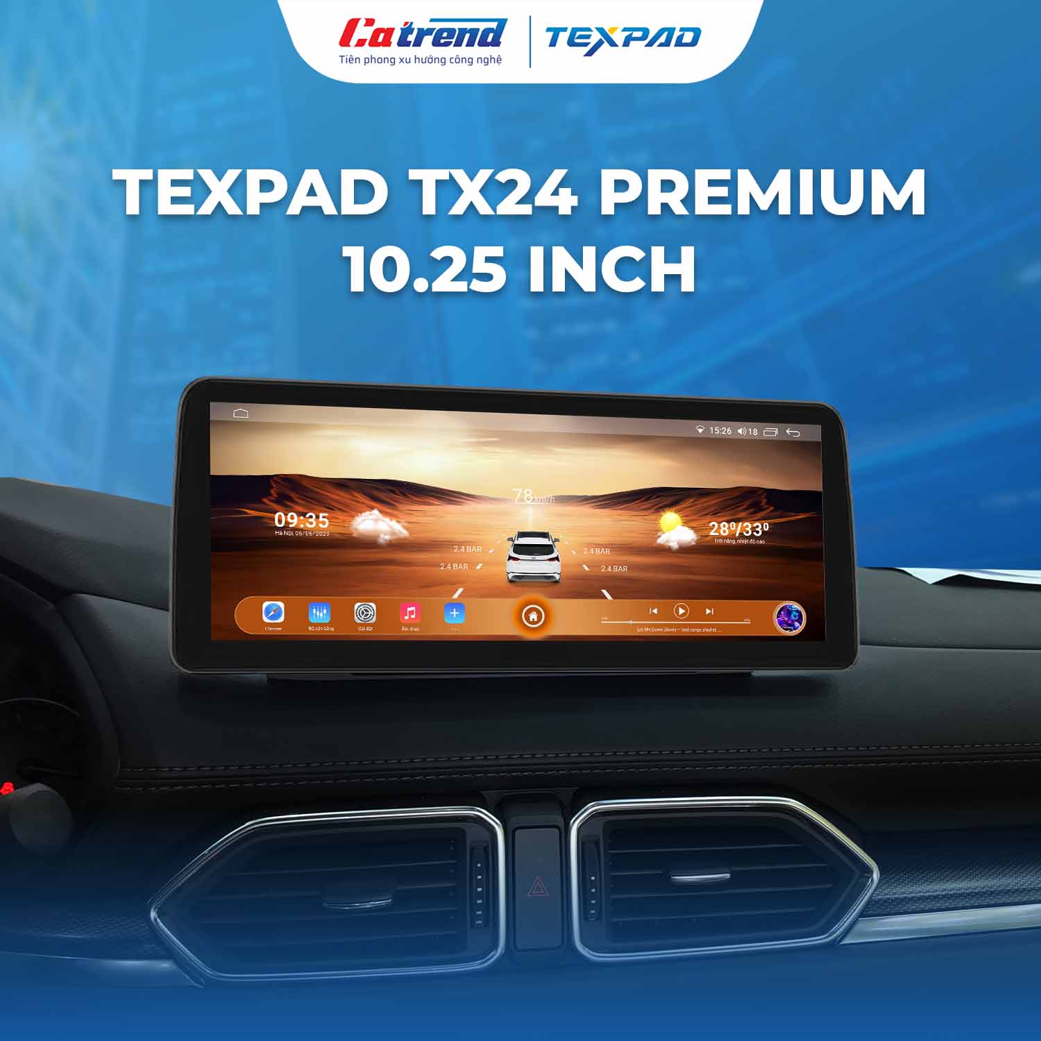 Màn hình Texpad TX24 Luxury 10.25 inch