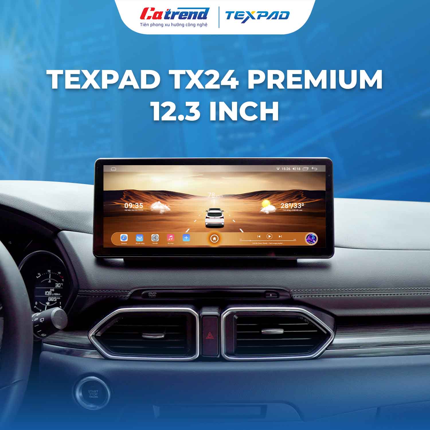 Màn hình Texpad TX24 Premium 12.3 inch