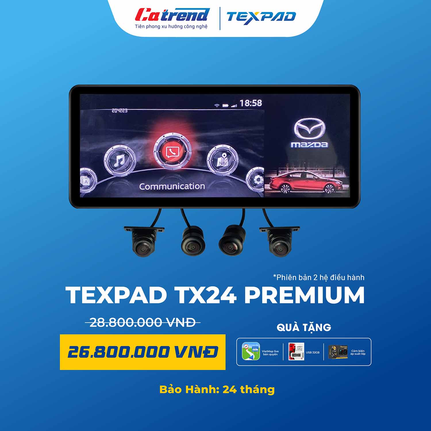 Màn hình Texpad TX24 Premium 12.3 inch