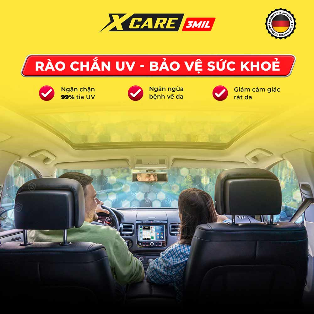 phim cách nhiệt x-care bảo vệ sức khoẻ