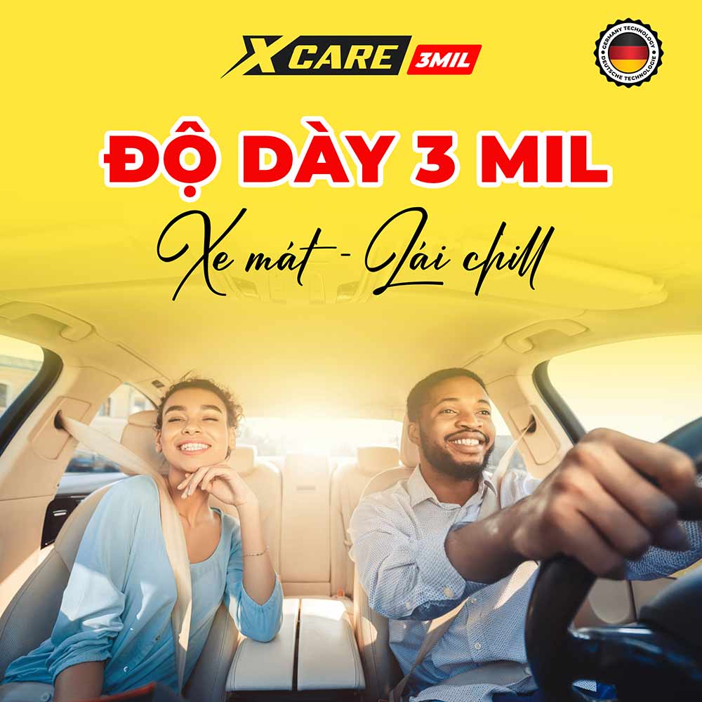 phim cách nhiệt x-care độ dày 3mil