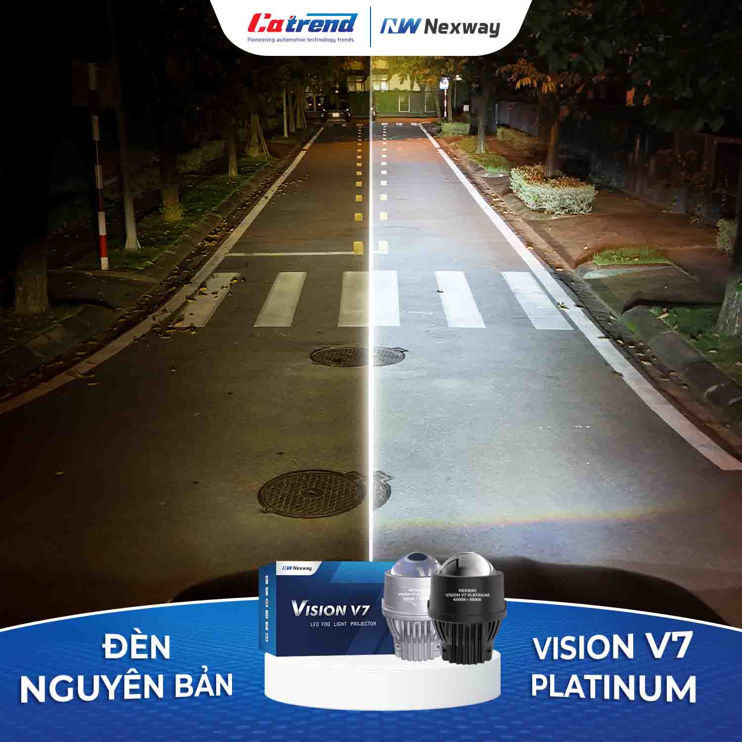 Đèn bi gầm Nexway Vision V7 Platinum