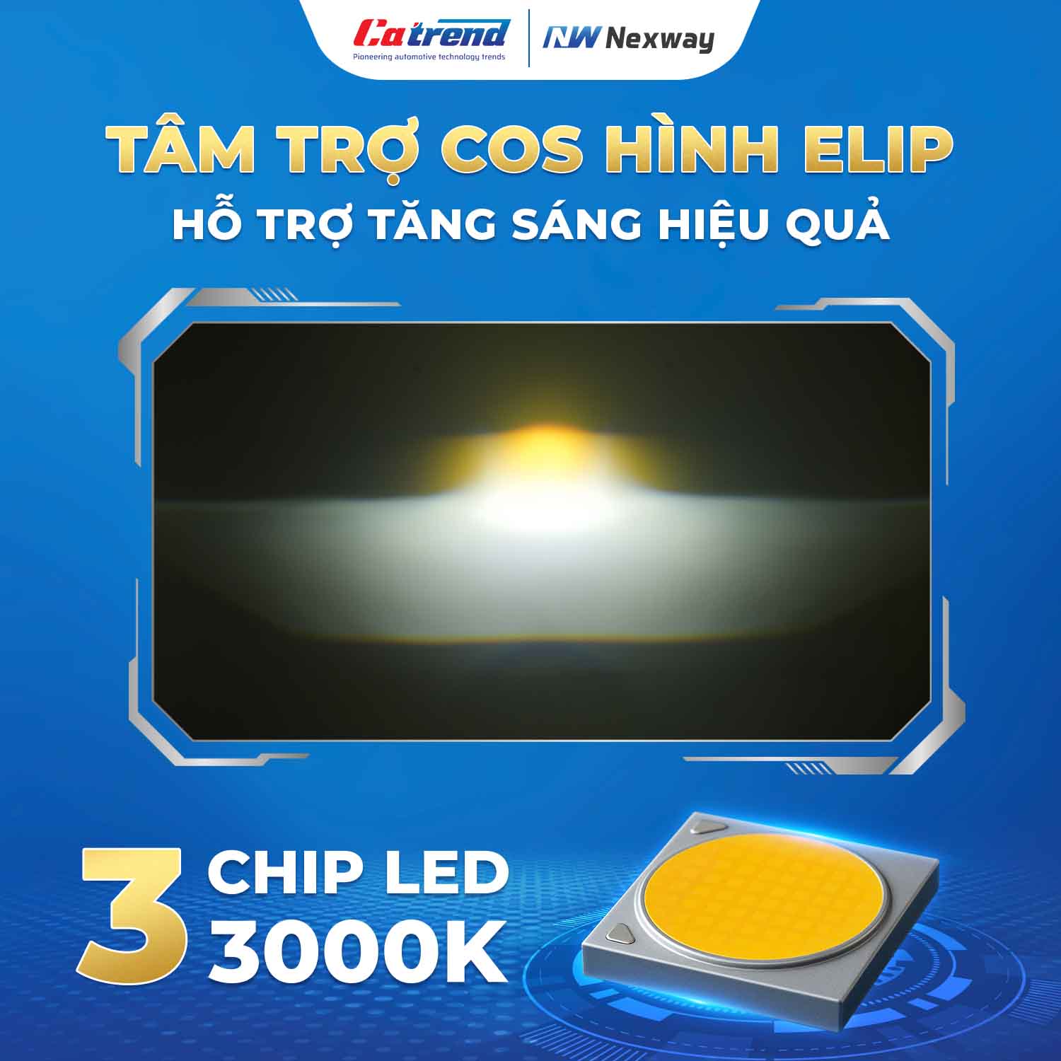 Đèn bi gầm Nexway Vision V7 Platinum