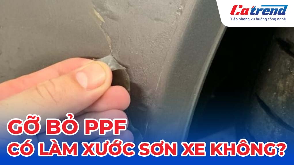 Gỡ bỏ PPF có làm xước sơn xe không?
