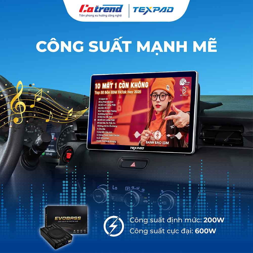 công suất mạnh mẽ