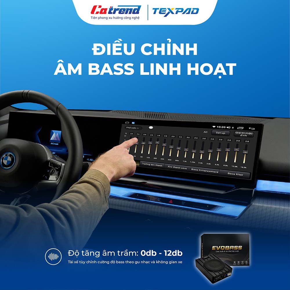 Điều chỉnh âm bass linh hoạt