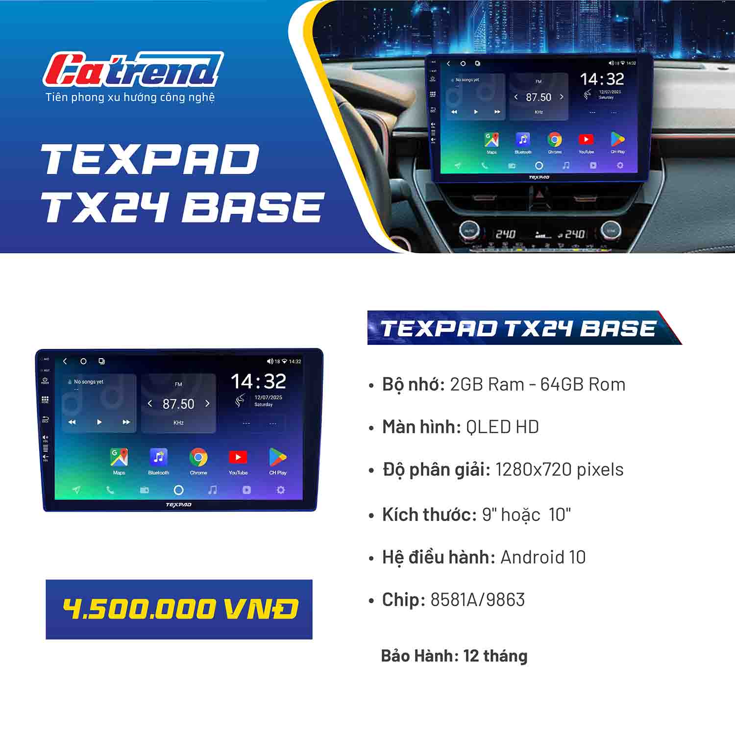Màn hình Texpad TX24 Base