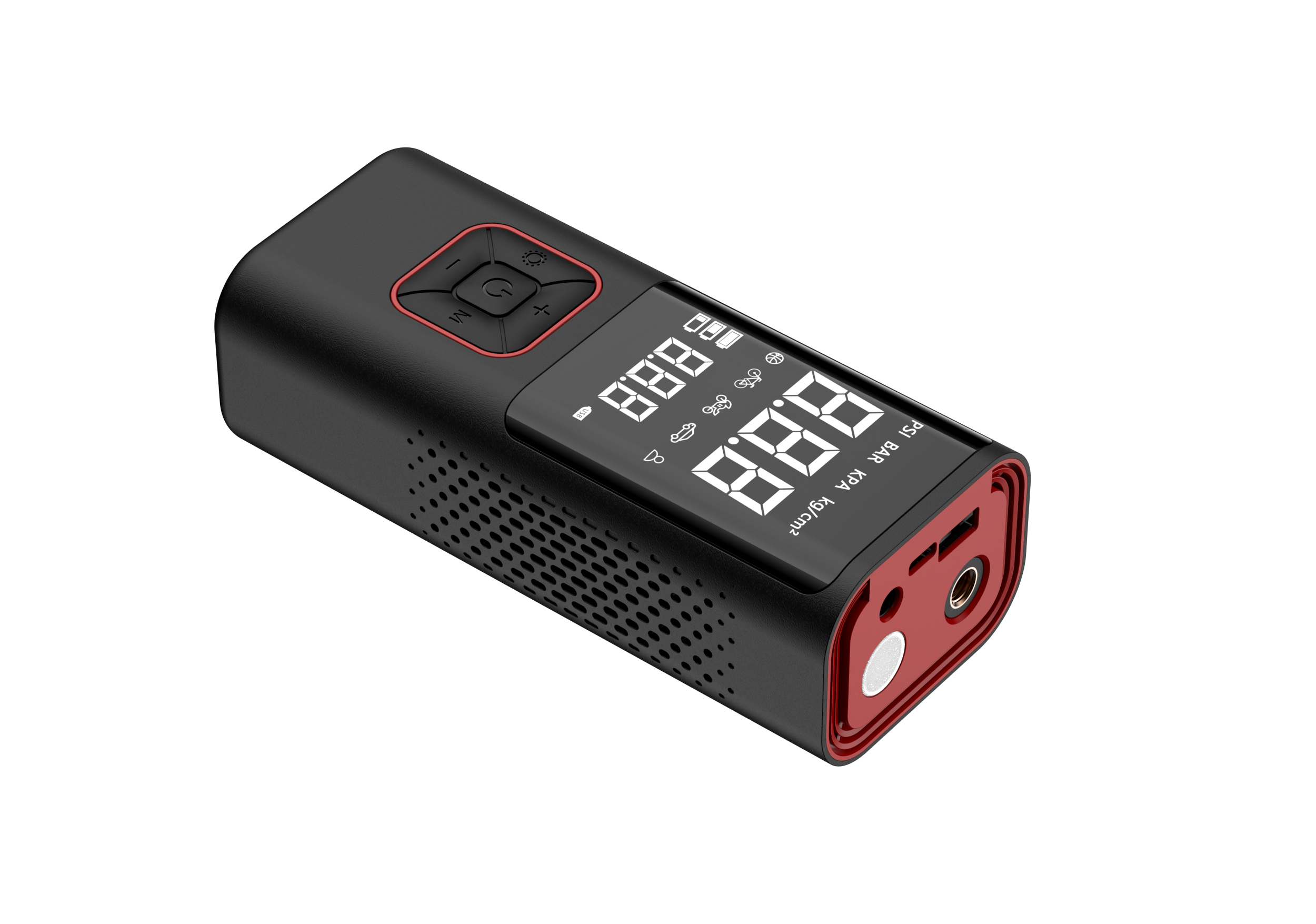 Máy Bơm Lốp Ô Tô Không Dây ATJ-6988 200PSI Pin 6000mAh