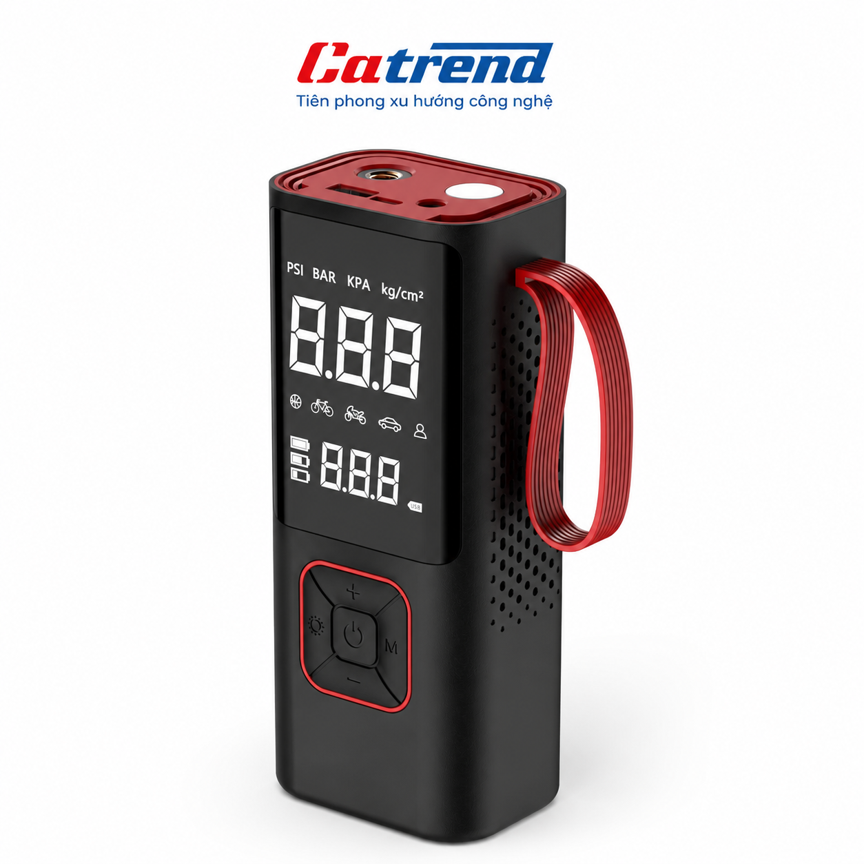 Máy Bơm Lốp Ô Tô Không Dây ATJ-6988 200PSI Pin 6000mAh
